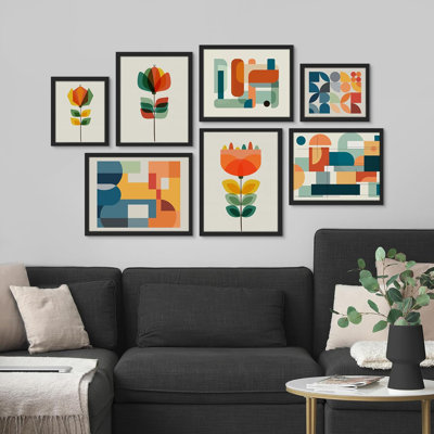 SIGNWIN 9 Piece Framed Wall Art Matisse Print Fine Art Gallery Wall Set Mid Century Modern Home Artwork hot Decor for Living Room